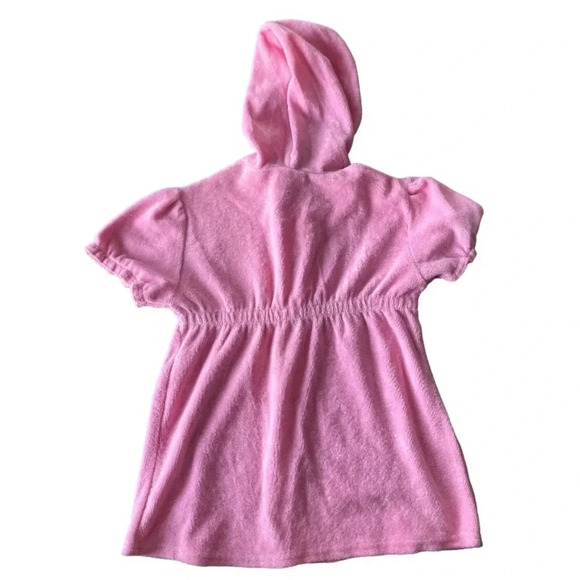 BUNZ KIDZ EUC GIRLS PINK SWIM WEAR BEACH COVERUP SWIM BATHING SUIT SUMMER SIZE 6 - Picture 5 of 5